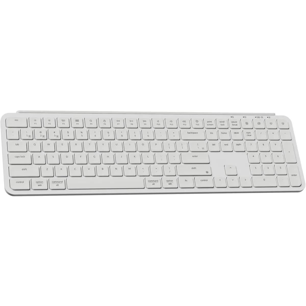 Клавіатура бездротова Keychron B6 Pro Ultra-Slim Ivory White (B6P-K8-UA) - мініатюра 2