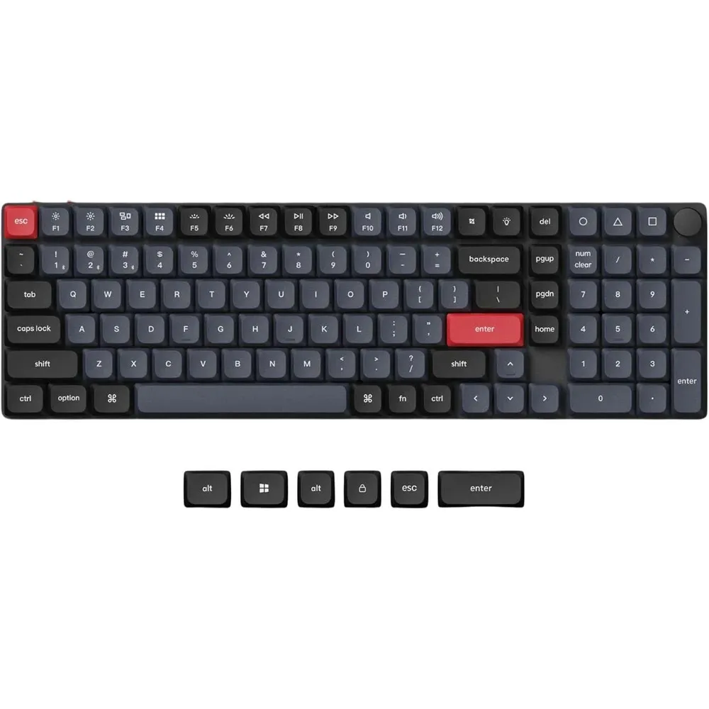 Клавіатура бездротова Keychron K17 PRO 100Key (K17P-H1-UA) - мініатюра 3