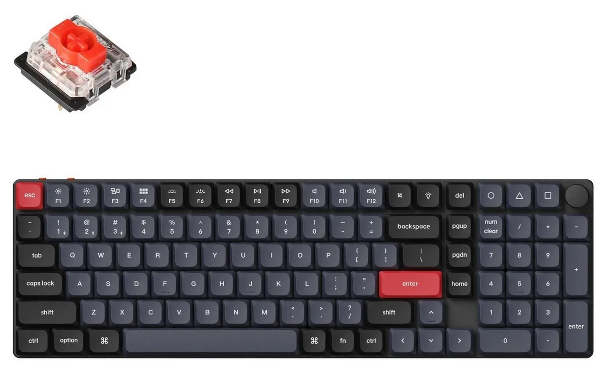 Клавіатура бездротова Keychron K17 PRO 100Key (K17P-B1-UA) - мініатюра 2