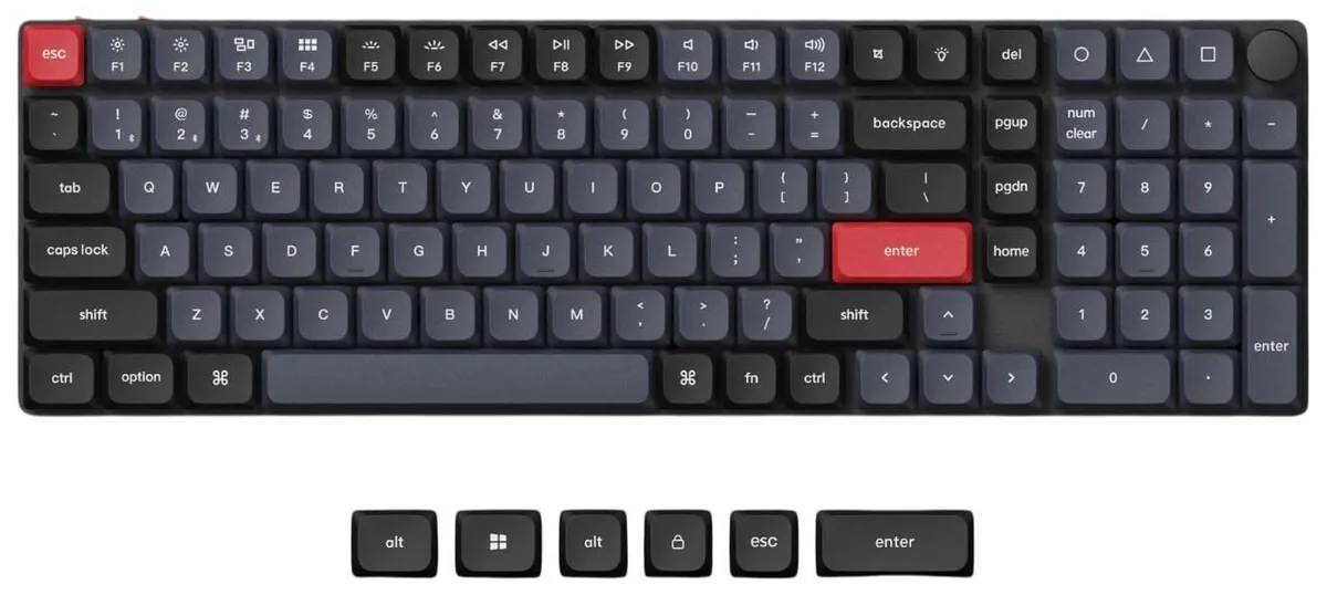 Клавіатура бездротова Keychron K17 PRO 100Key (K17P-B1-UA) - мініатюра 8
