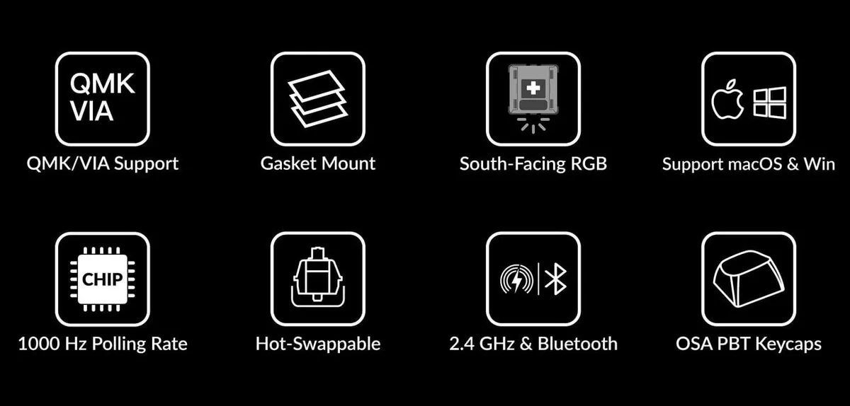 Клавіатура бездротова Keychron V5 Max 100Key (V5M-D3-UA) - мініатюра 4