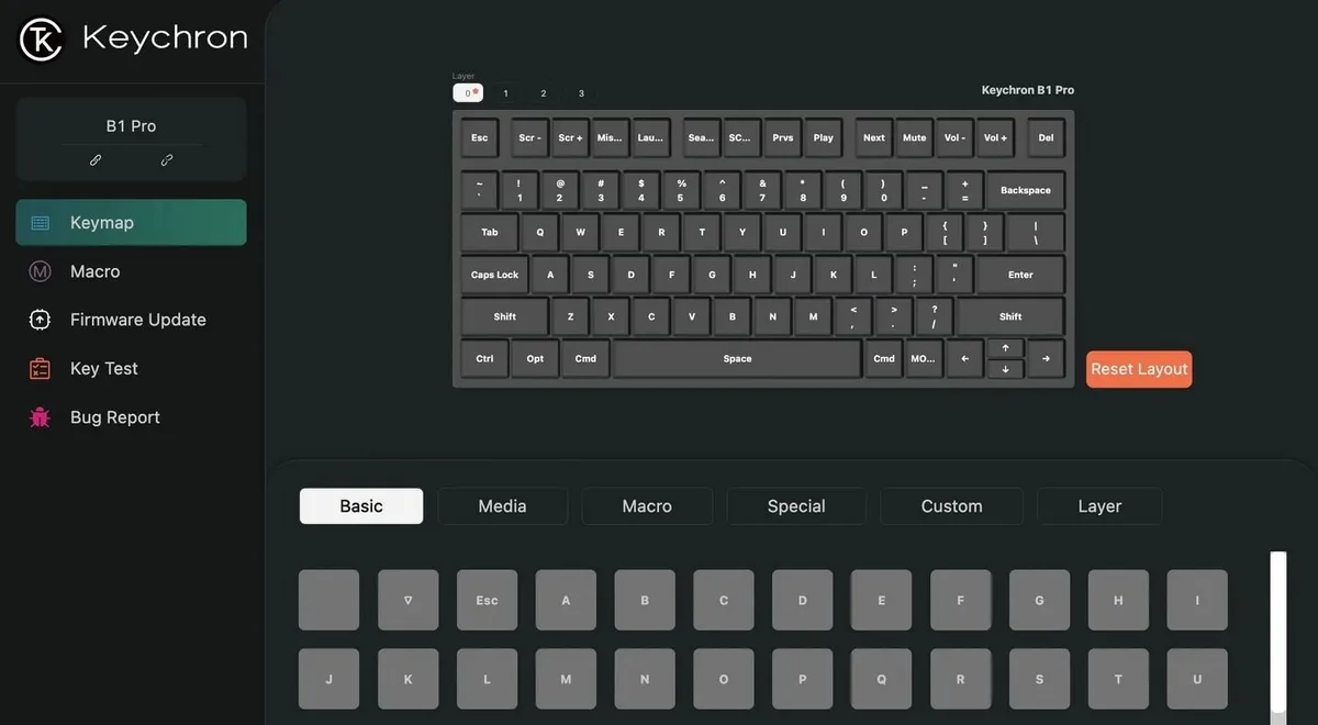 Клавіатура бездротова Keychron B1 Pro (B1P-K8-UA) - мініатюра 4