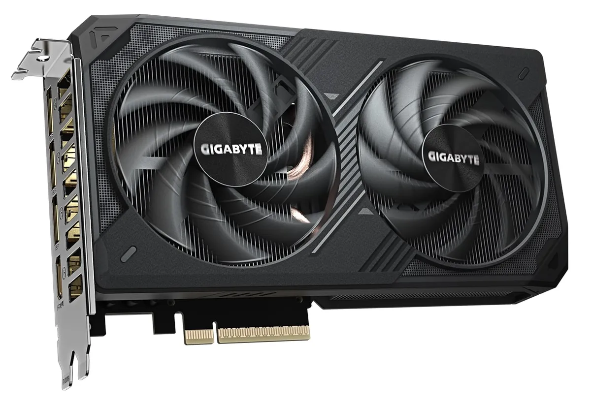 Відеокарта GF RTX 5060 Ti  8GB GDDR7 Windforce OC Gigabyte (GV-N506TWF2OC-8GD) - мініатюра 7