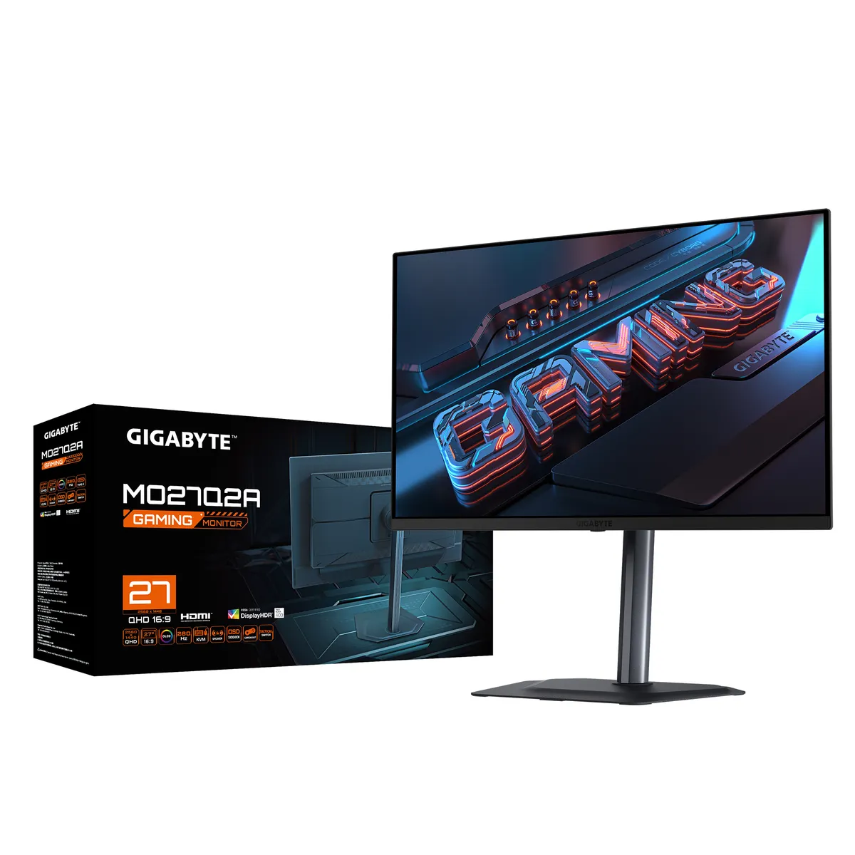 Монітор Gigabyte 27" MO27Q2A QD-OLED Black 280Hz - мініатюра 4