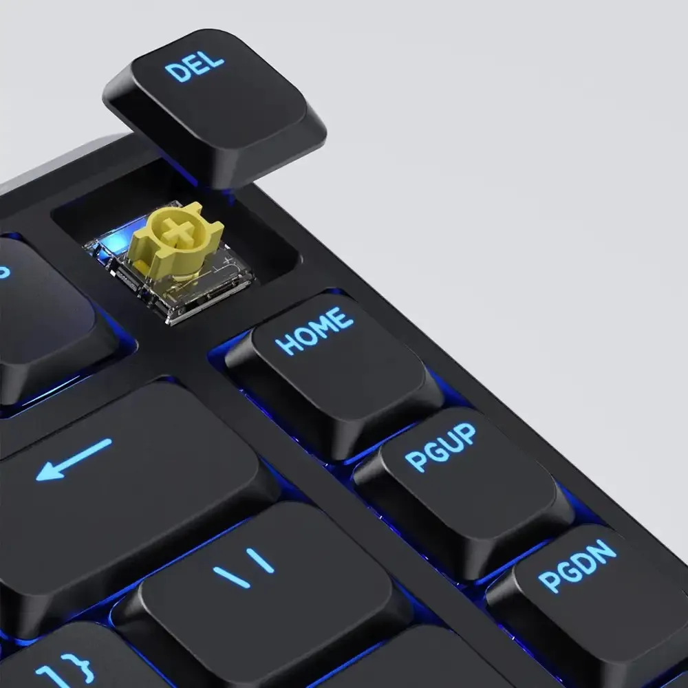 Клавіатура бездротова Keychron J1, K Pro Banana, Hot-Swap, RGB Black (J1-H4-UA) - мініатюра 8