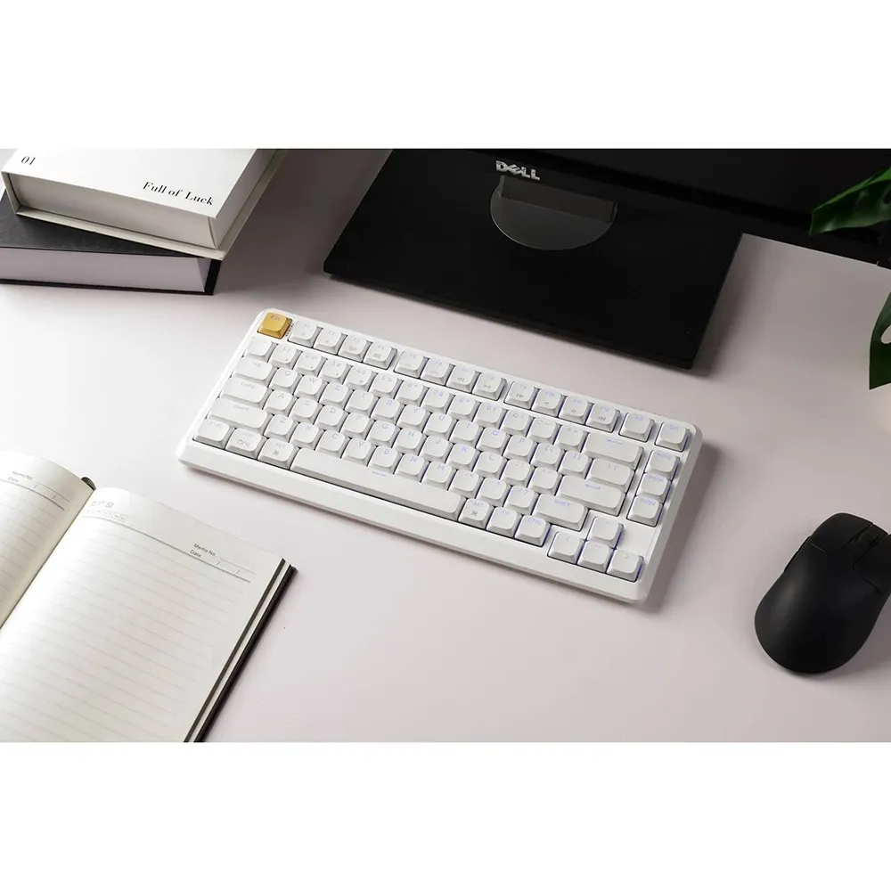 Клавіатура бездротова Keychron J1, K Pro Brown, Hot-Swap, RGB White (J1-Q3-UA) - мініатюра 2