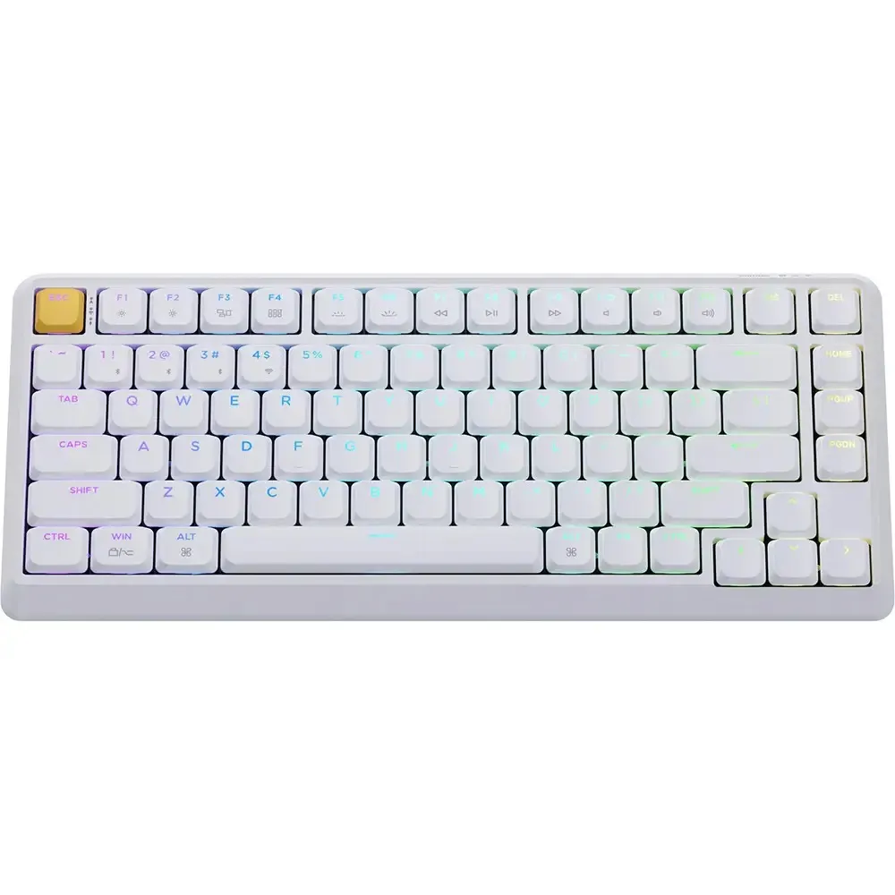 Клавіатура бездротова Keychron J1, K Pro Banana, Hot-Swap, RGB White (J1-Q4-UA) - мініатюра 3