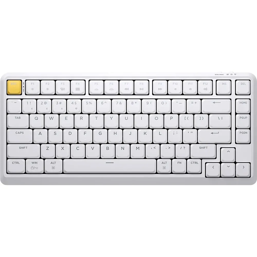 Клавіатура бездротова Keychron J1, K Pro Banana, Hot-Swap, RGB White (J1-Q4-UA) - мініатюра 4