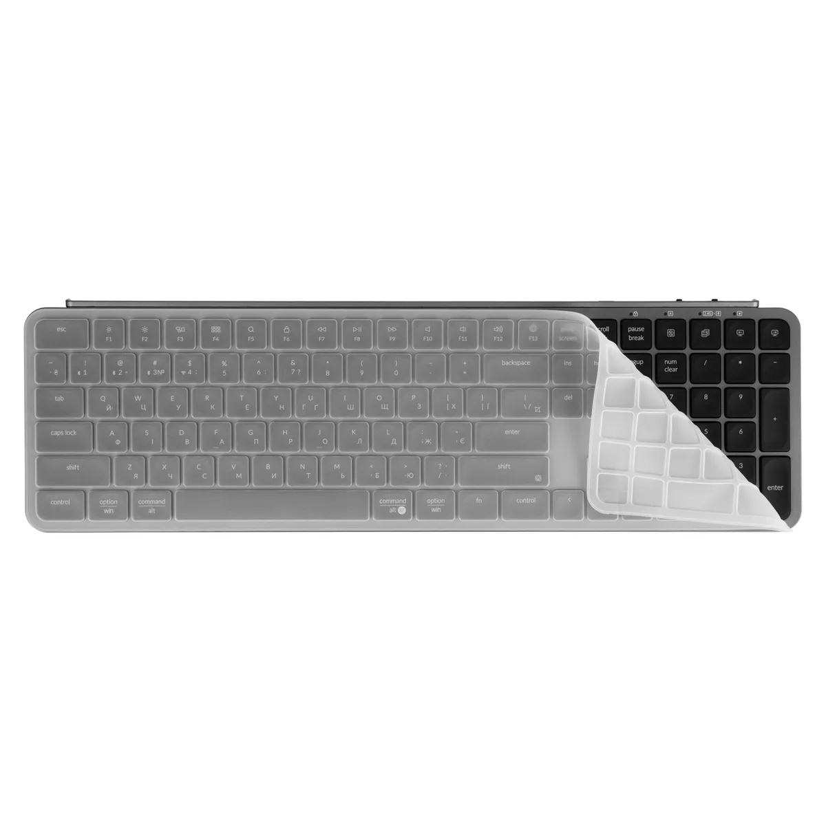 Клавіатура бездротова Keychron B6 Pro Space Gray (B6P-K1-UA) - мініатюра 7
