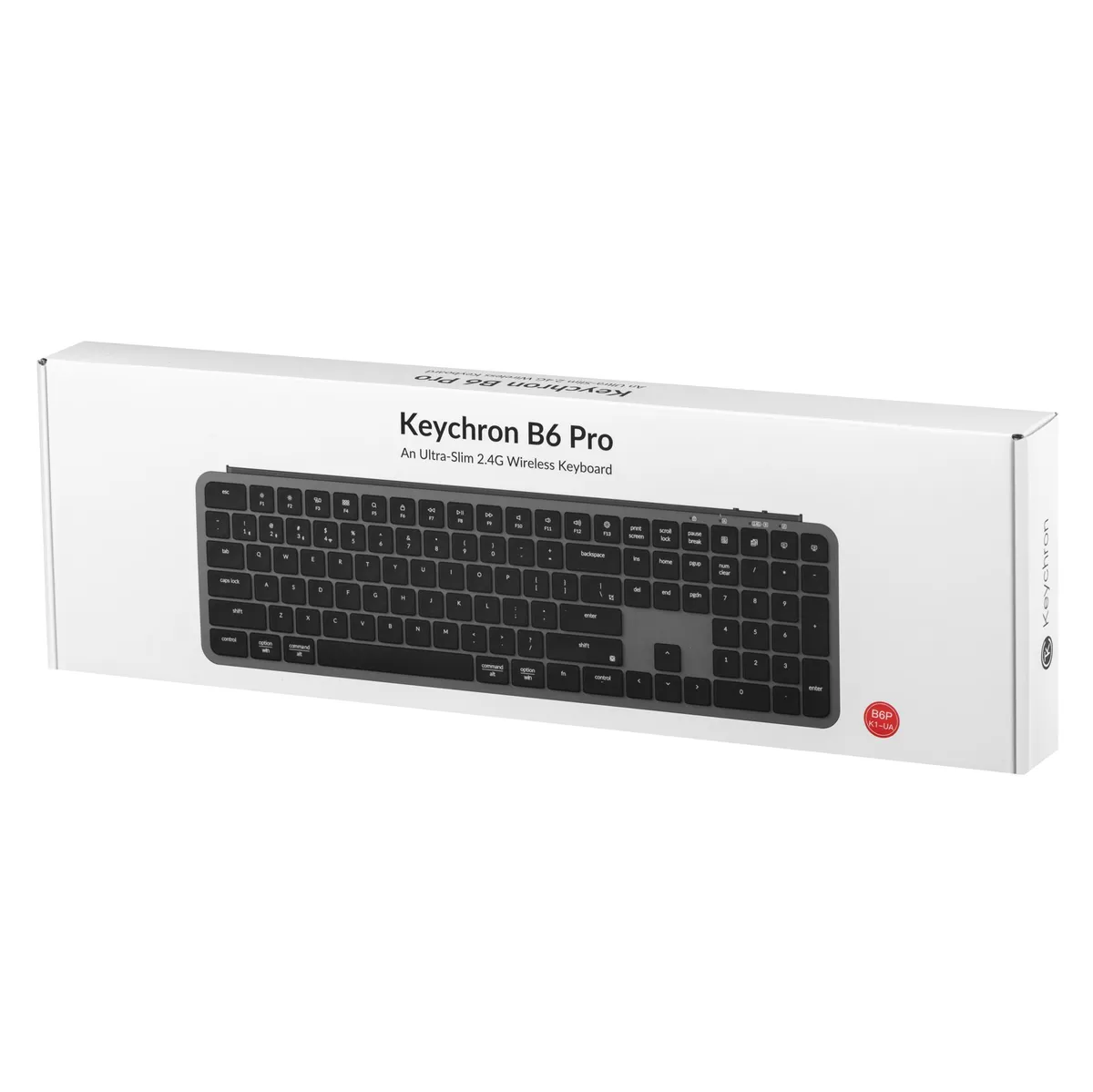 Клавіатура бездротова Keychron B6 Pro Space Gray (B6P-K1-UA) - мініатюра 9