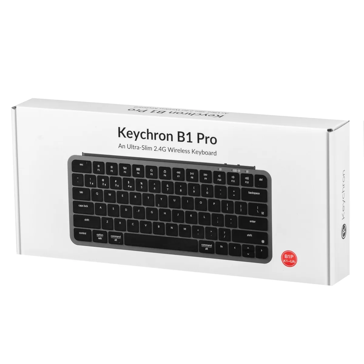 Клавіатура бездротова Keychron B1 Pro Space Gray (B1P-K1-UA) - мініатюра 9