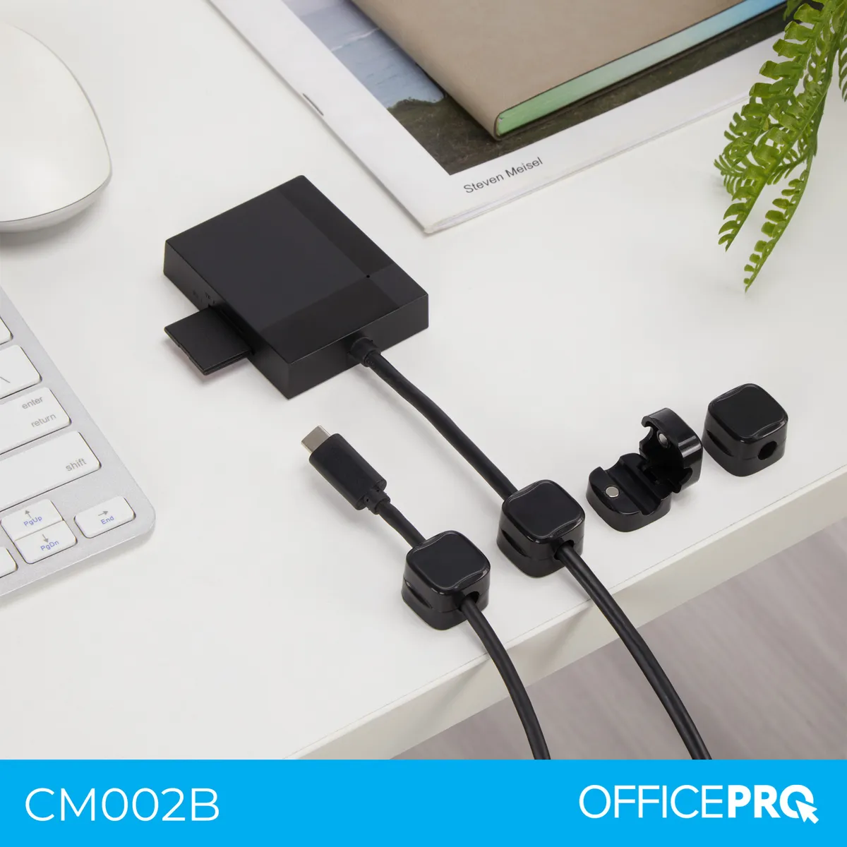 Органайзер для кабелю OfficePro CM002B Black