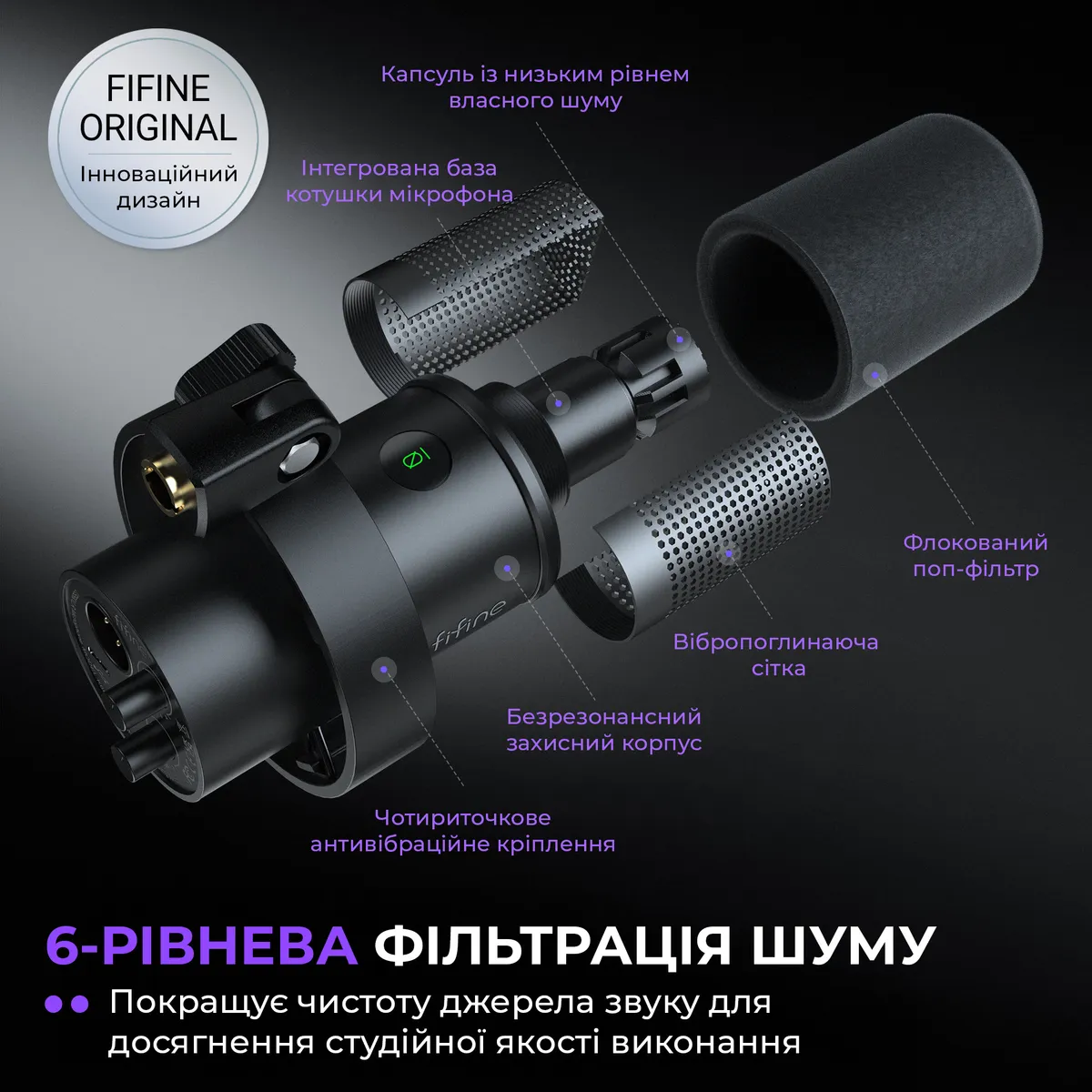 Мікрофон Fifine K688CT - мініатюра 6