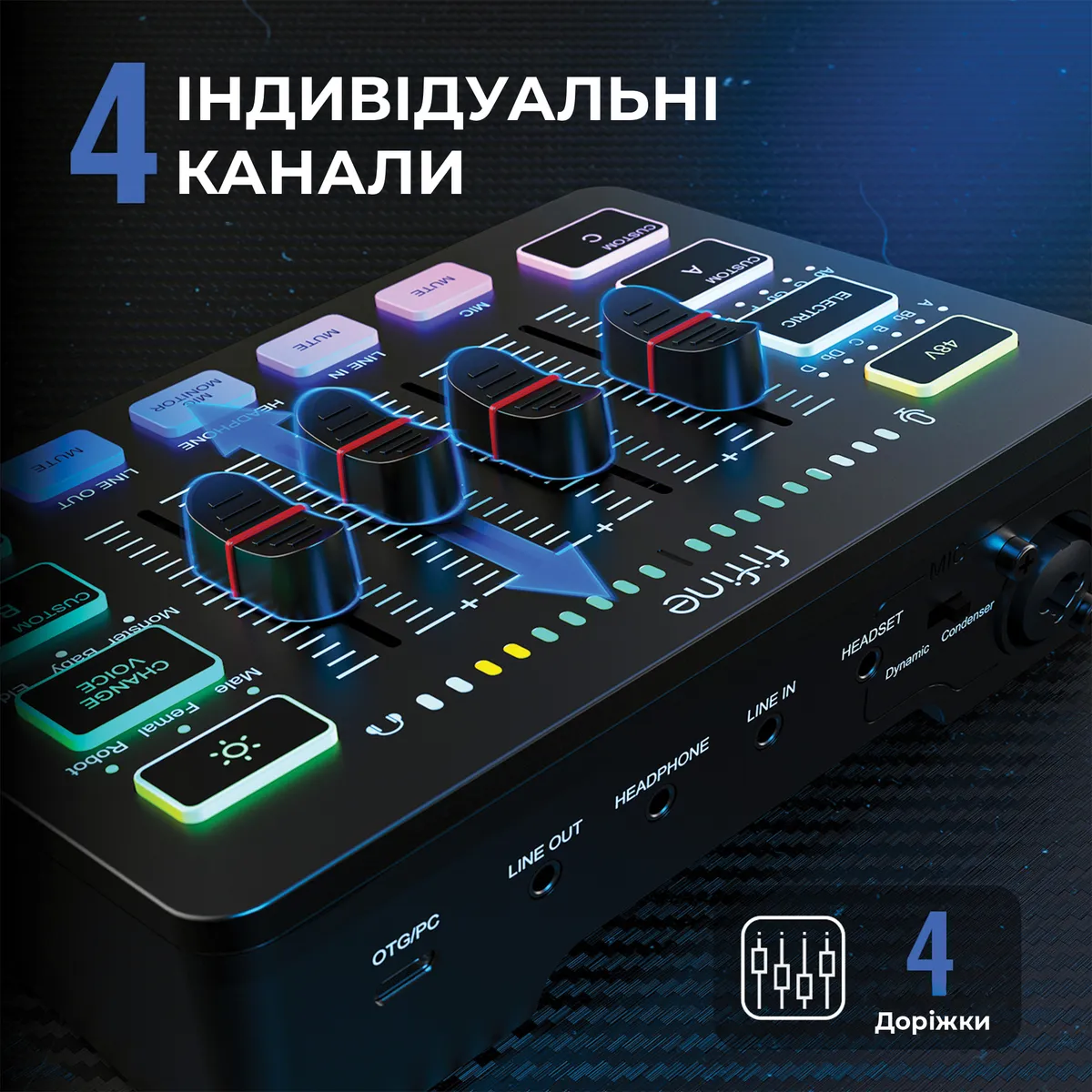 Набір для аудіозапису Fifine KS5 - мініатюра 12