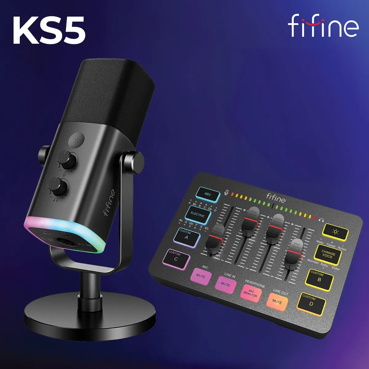 Набір для аудіозапису Fifine KS5 - мініатюра 4