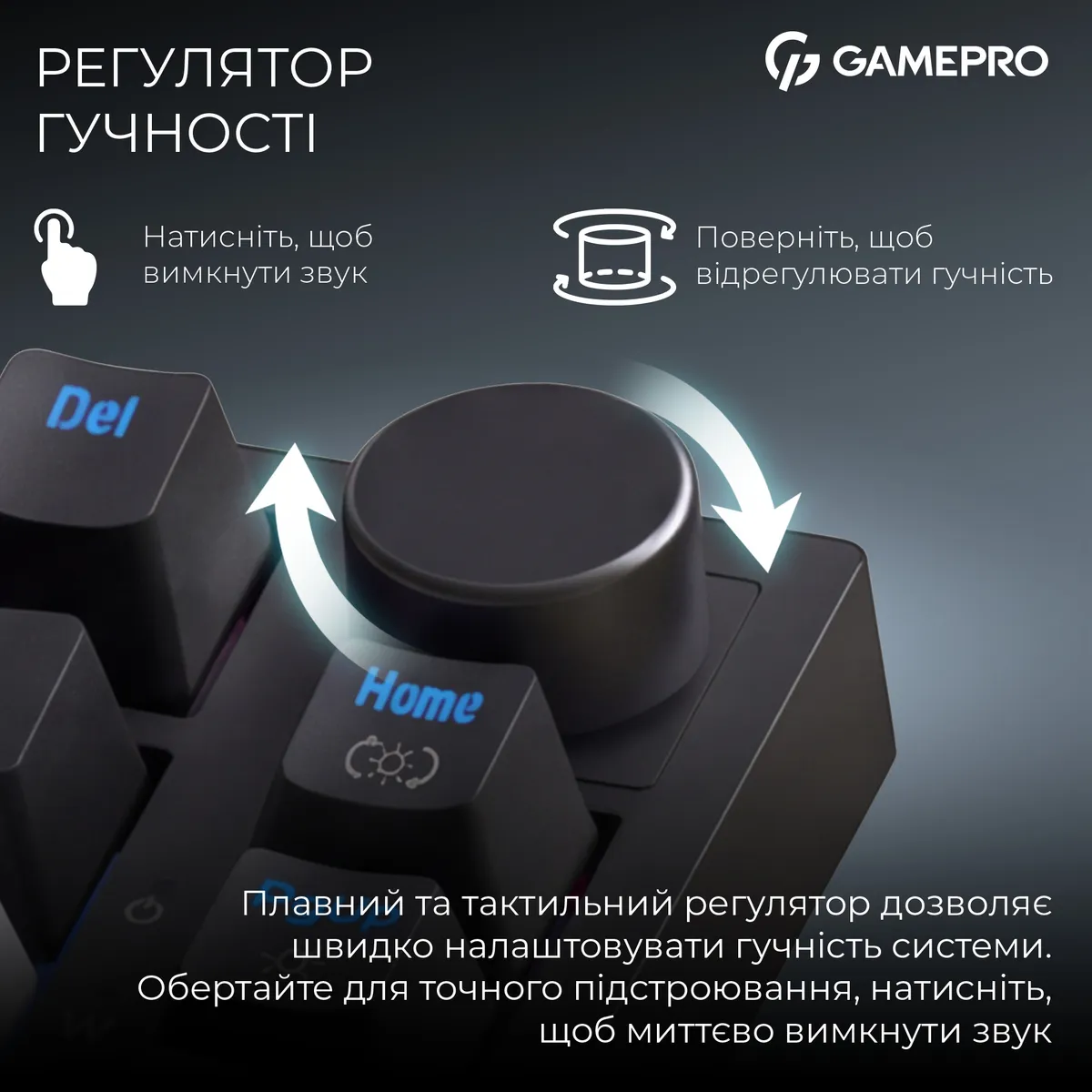 Клавіатура бездротова GamePro Asgard Valhalla QLAB Sakura Switch Black (MK160-B-QS-PRO) - мініатюра 16