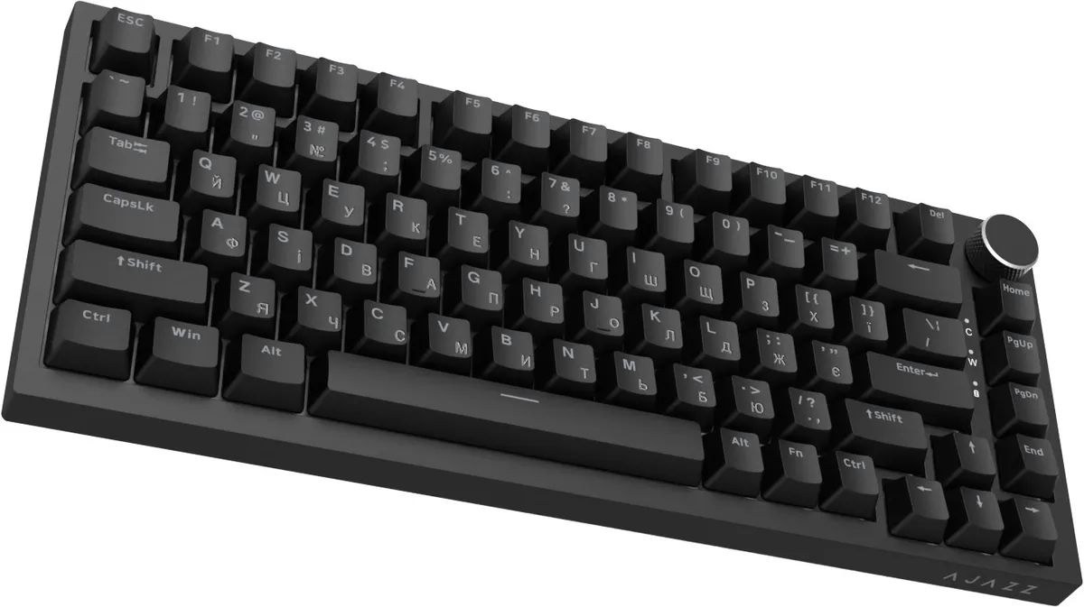 Клавіатура Ajazz AK820 Red Switch Black USB-C (AK820-R-B) - мініатюра 5