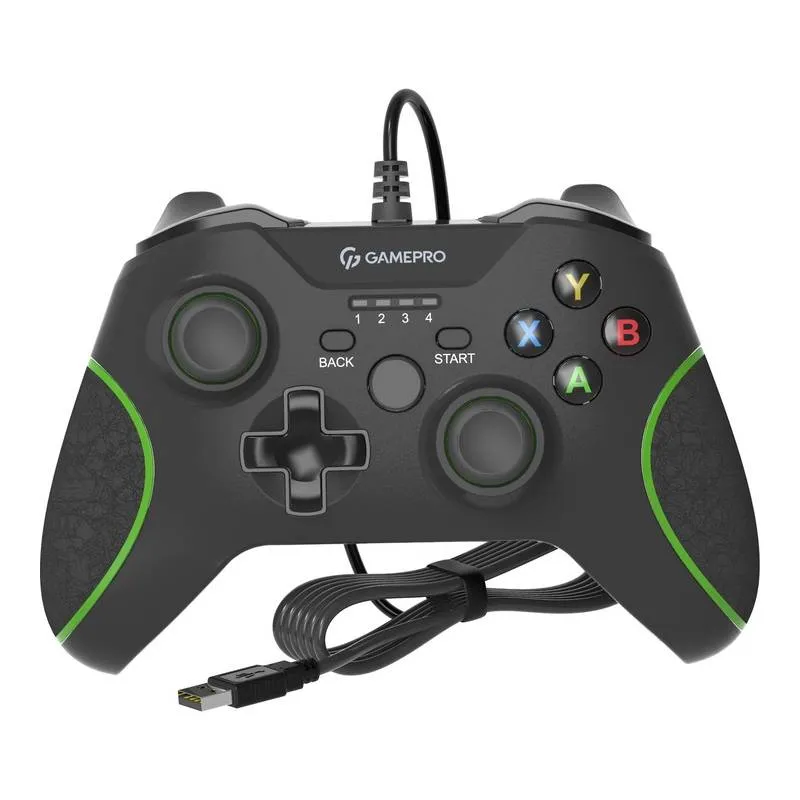 Геймпад GamePro MG450B PC/PS3/Android Black-Green (MG450B) - зображення 1