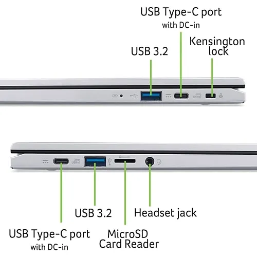 Ноутбук Acer Chromebook 314 CB314-4H (NX.KNBEU.003) Silver - мініатюра 10