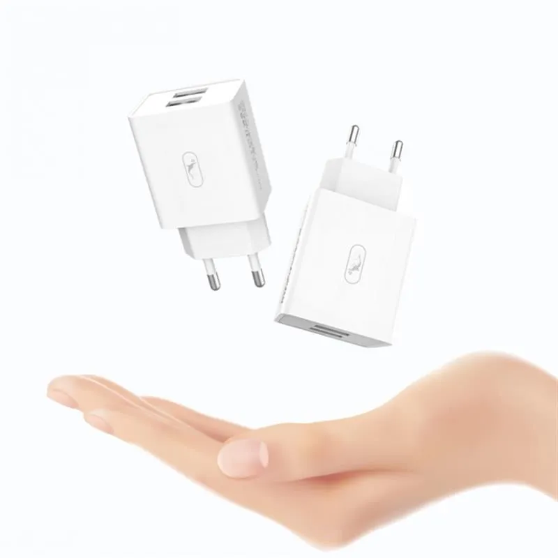 Зарядний пристрій SkyDolphin SC30L (2USB, 2.1A) White (MZP-000112) + кабель Lightning - мініатюра 2