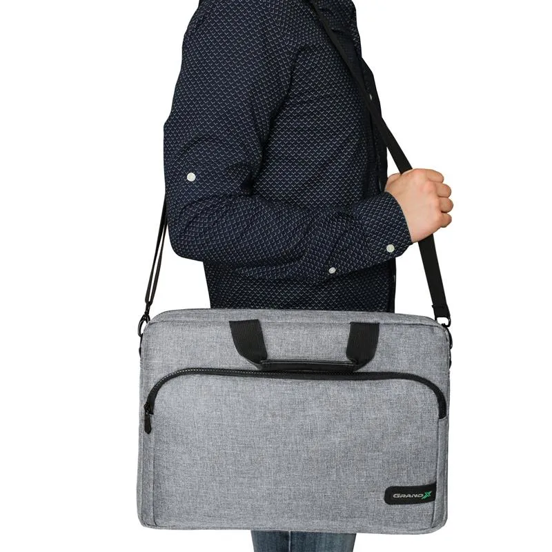Сумка для ноутбука Grand-X SB-138G 14" Grey - мініатюра 6