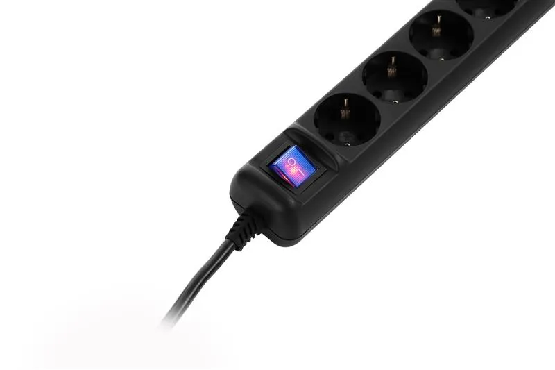Фільтр живлення 2Е (2E-U05ES15M5BK) 5хSchuko, 5 м, чорний - мініатюра 4