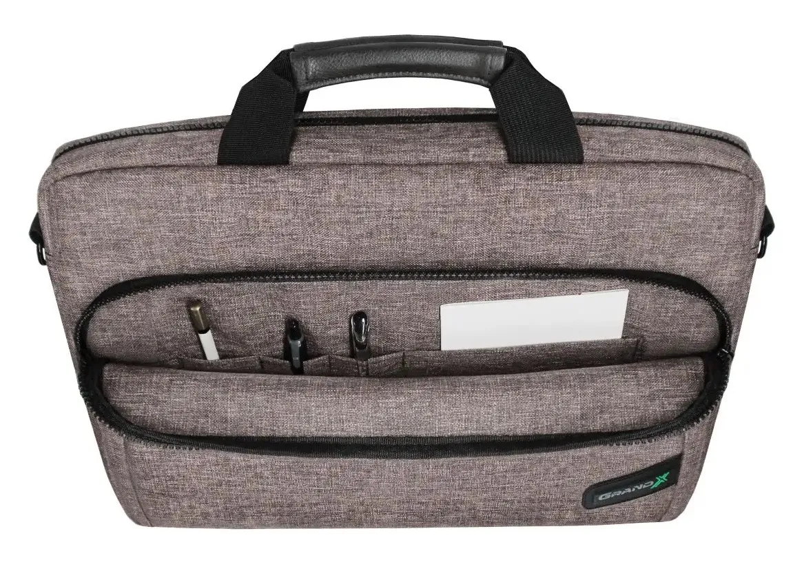 Сумка для ноутбука Grand-X SB-138B 14" Brown - мініатюра 6