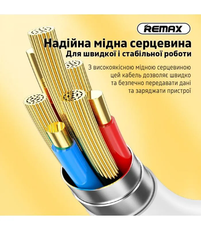 Кабель Remax Marlik Series Power Delivery Type-C to Type-C 65W White (RC-191) - мініатюра 5