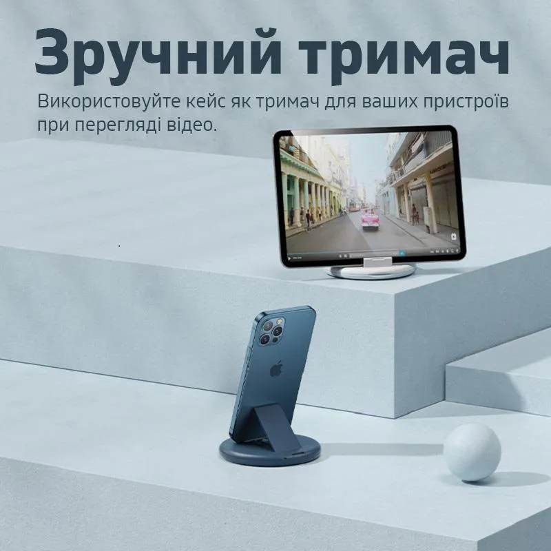Кабель Remax Wanbo Series з кейсом і перехідниками 6в1 60W White (RC-190) - мініатюра 5