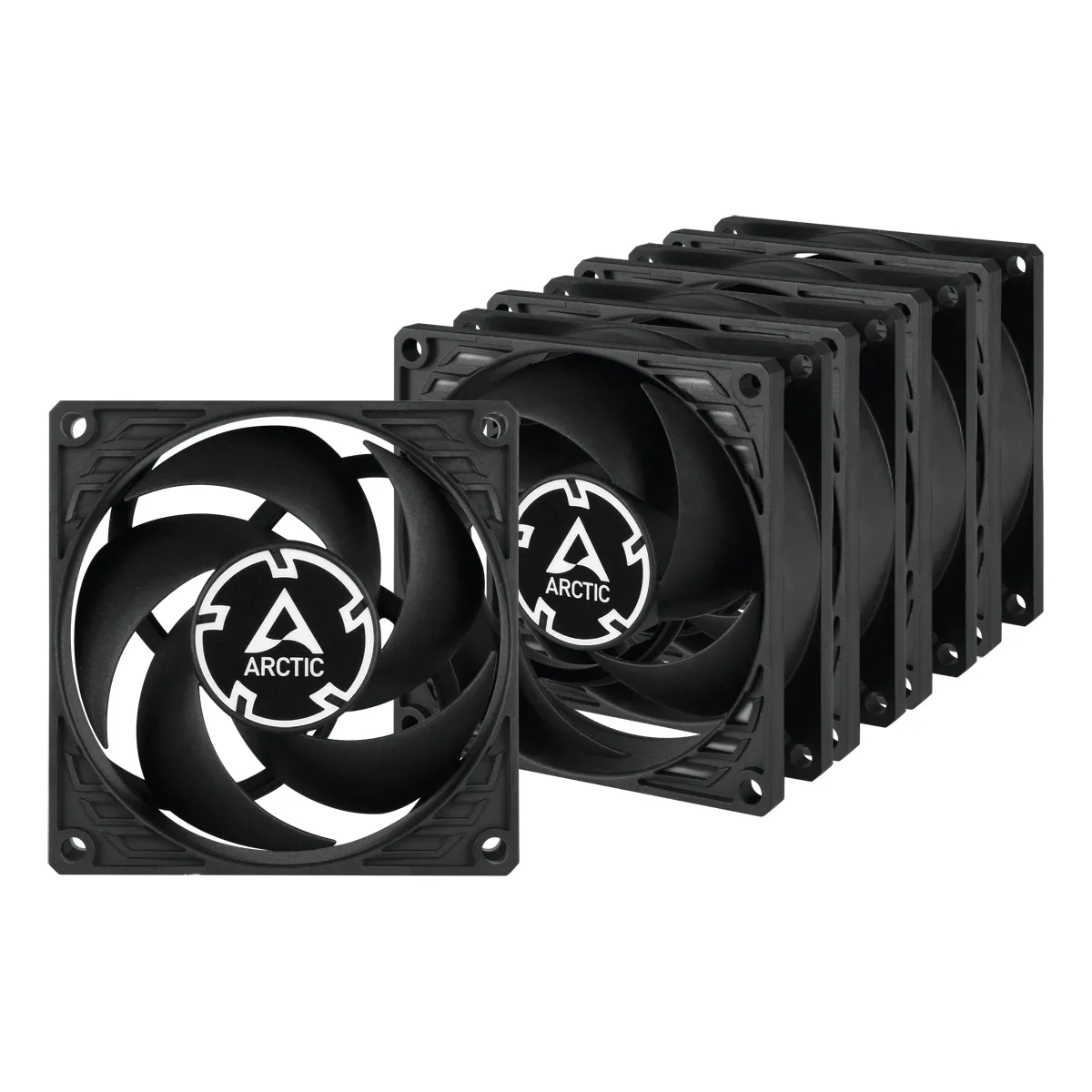 Вентилятор Arctic P8 Black - 5 Pack (ACFAN00153A) - мініатюра 3