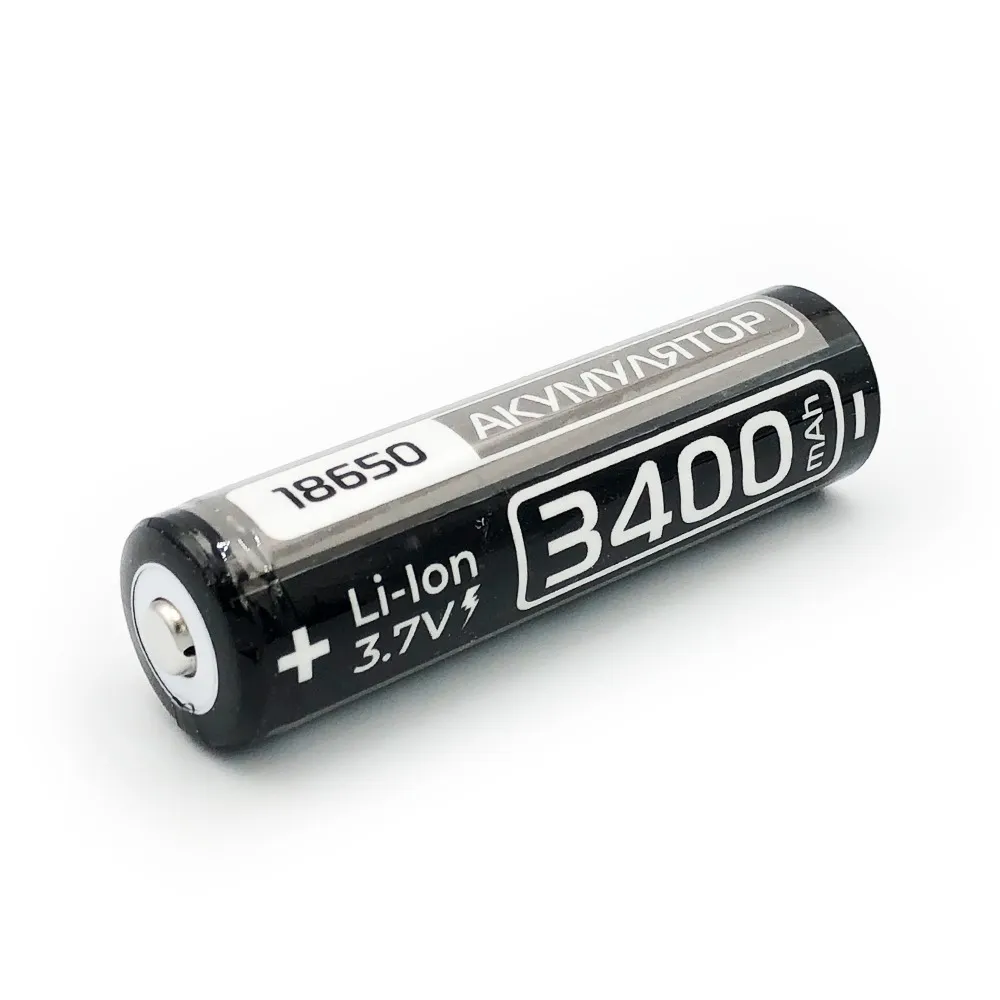 Акумулятор Rablex 18650 Li-Ion 3400mAh (без захисту) - мініатюра 2