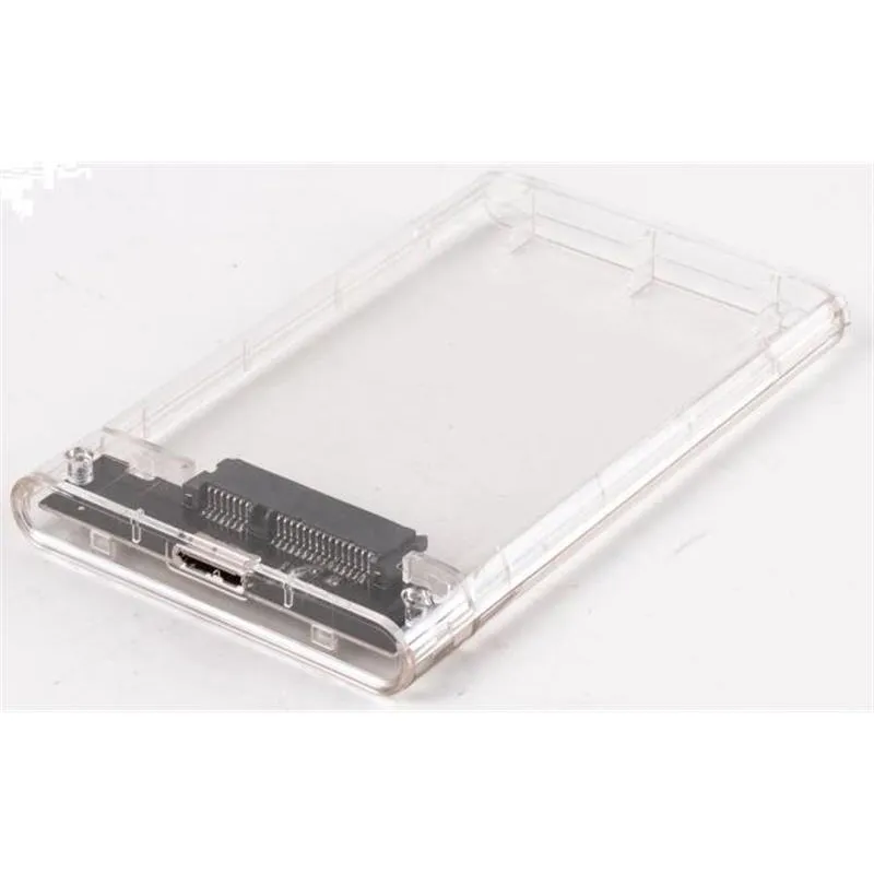Зовнішній карман USB3.0 для HDD/SSD SATA 2.5" AgeStar 3UB2P4 Transparent - мініатюра 3