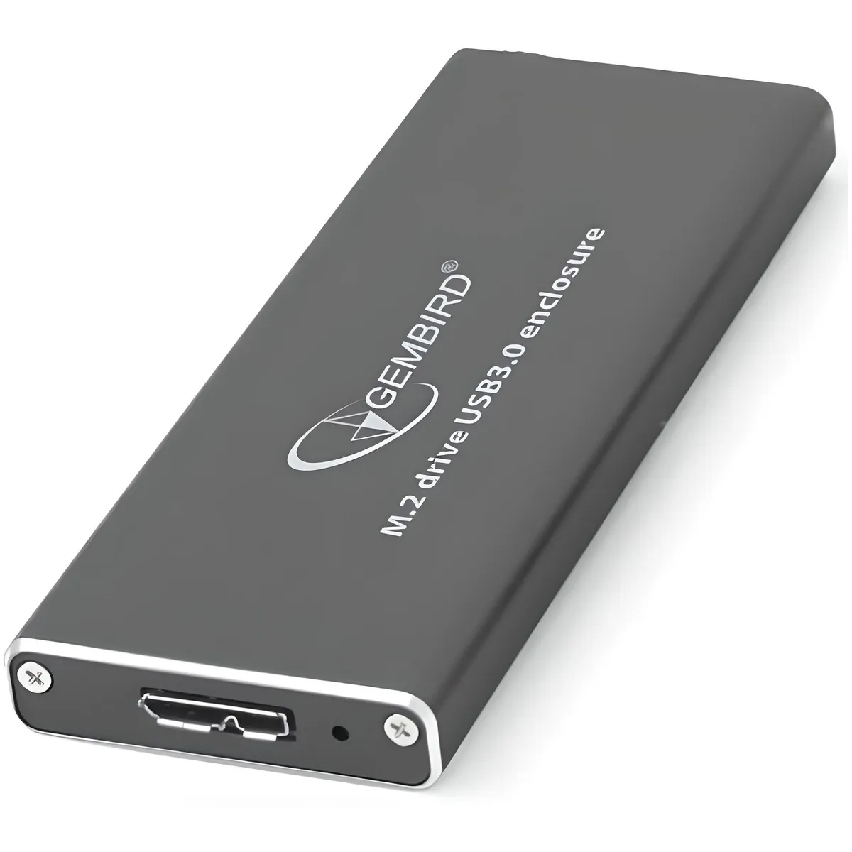 Зовнішня кишеня Gembird для підключення SSD M.2, USB 3.0, алюміній, Black (EE2280-U3C-01) - мініатюра 6