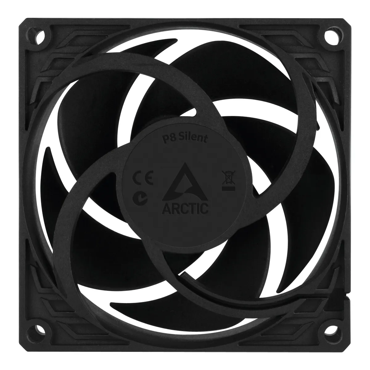 Вентилятор Arctic P8 Silent Black - 5 Pack (ACFAN00301A) - мініатюра 4