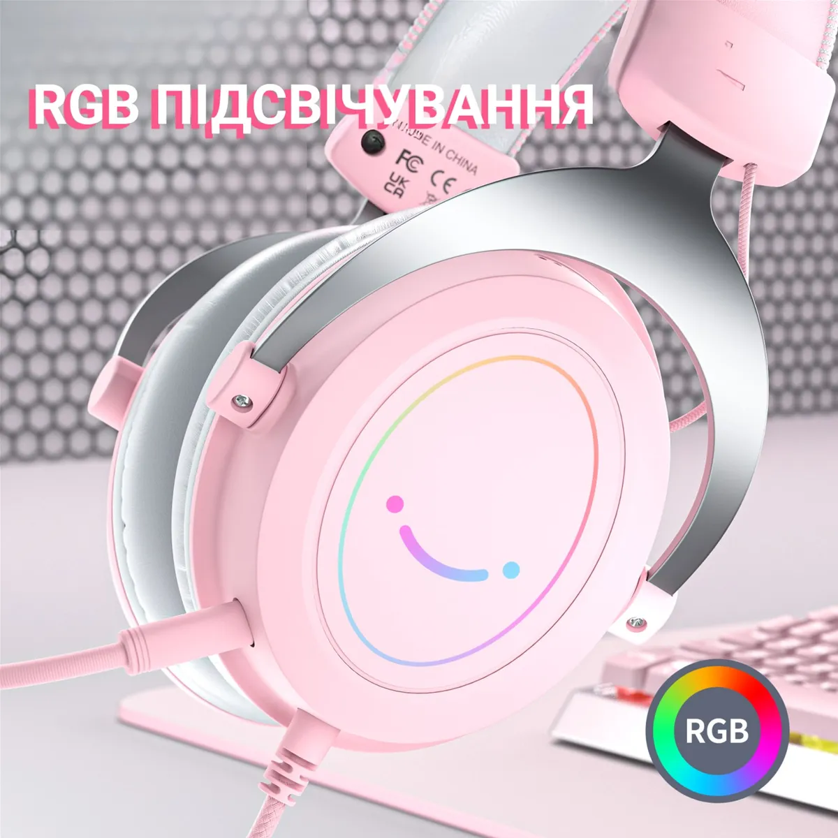 Гарнітура Fifine RGB H3P Pink - мініатюра 8