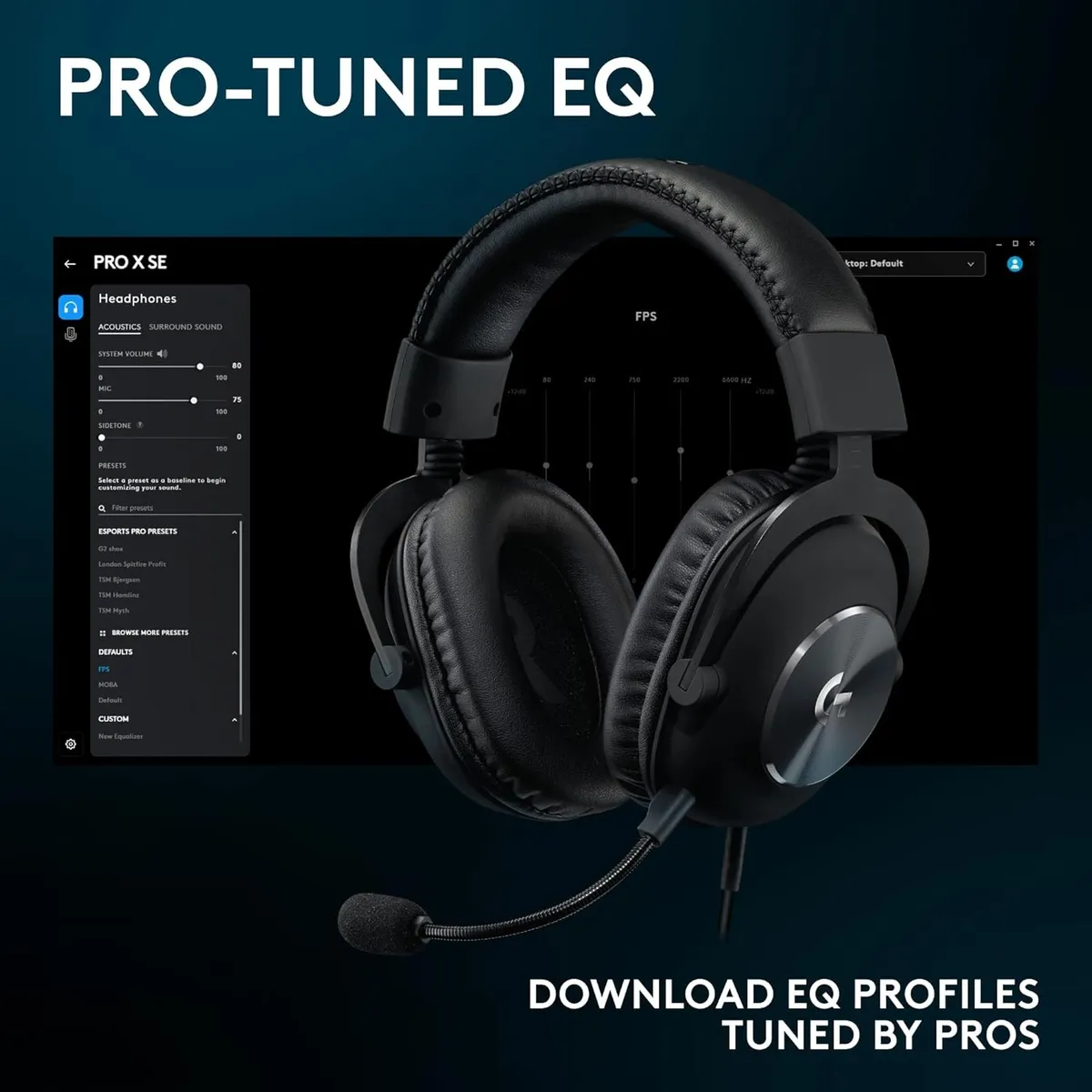 Гарнитура Logitech G Pro X SE Black (981-001470) - мініатюра 8