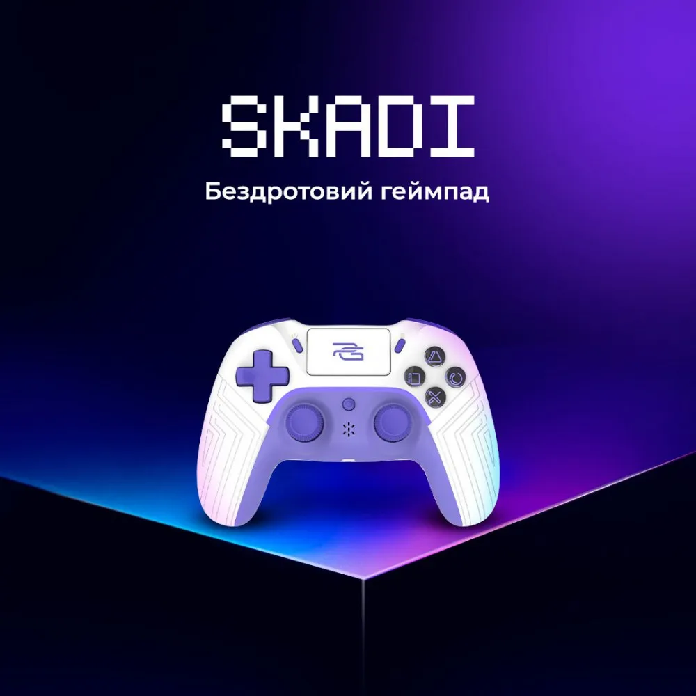 Бездротовий геймпад Proove Gaming Skadi (white/purple) - мініатюра 3