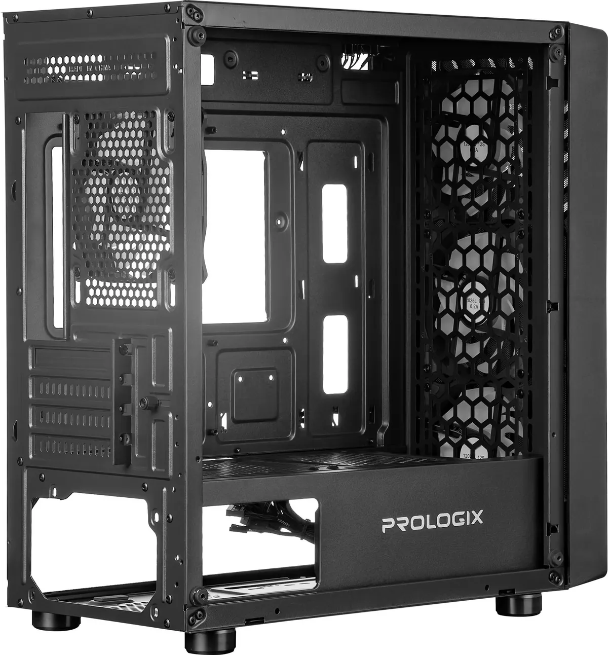 Корпус Prologix Flow GM-05RB Black - мініатюра 7
