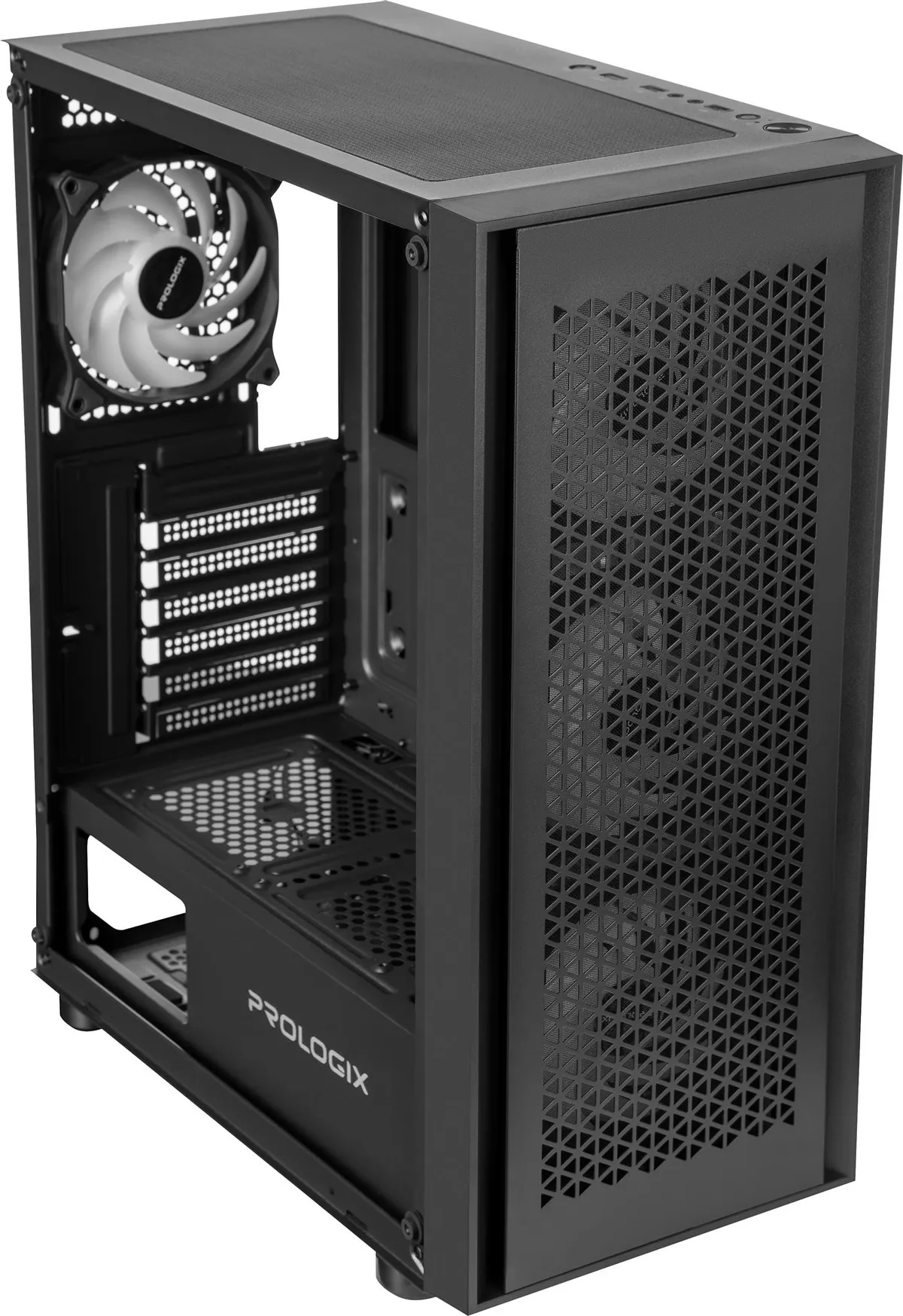 Корпус Prologix Glower GM-07RBA Black - мініатюра 10