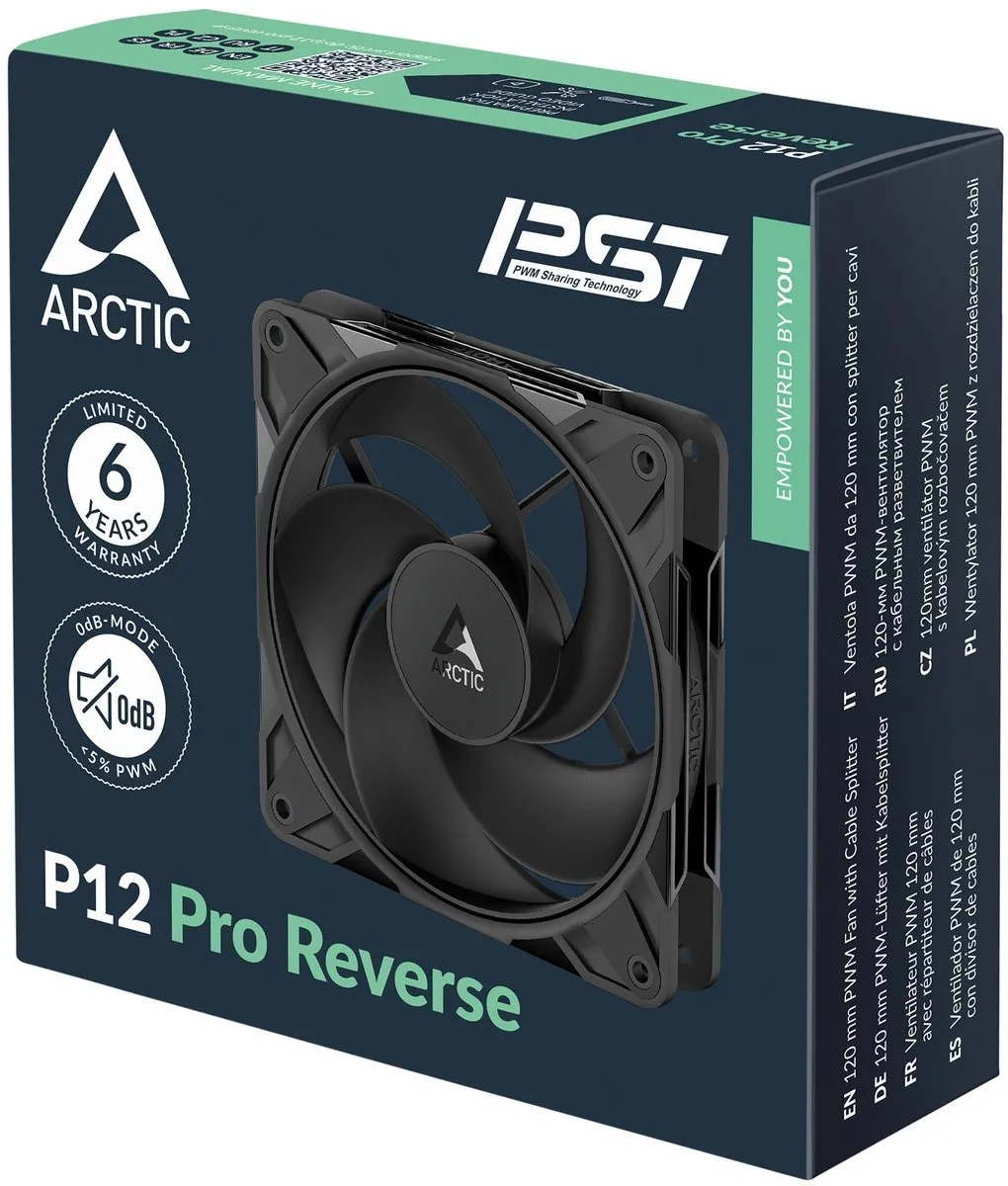 Вентилятор Arctic P14 Pro Reverse Black - 3 Pack (ACFAN00330A) - мініатюра 4
