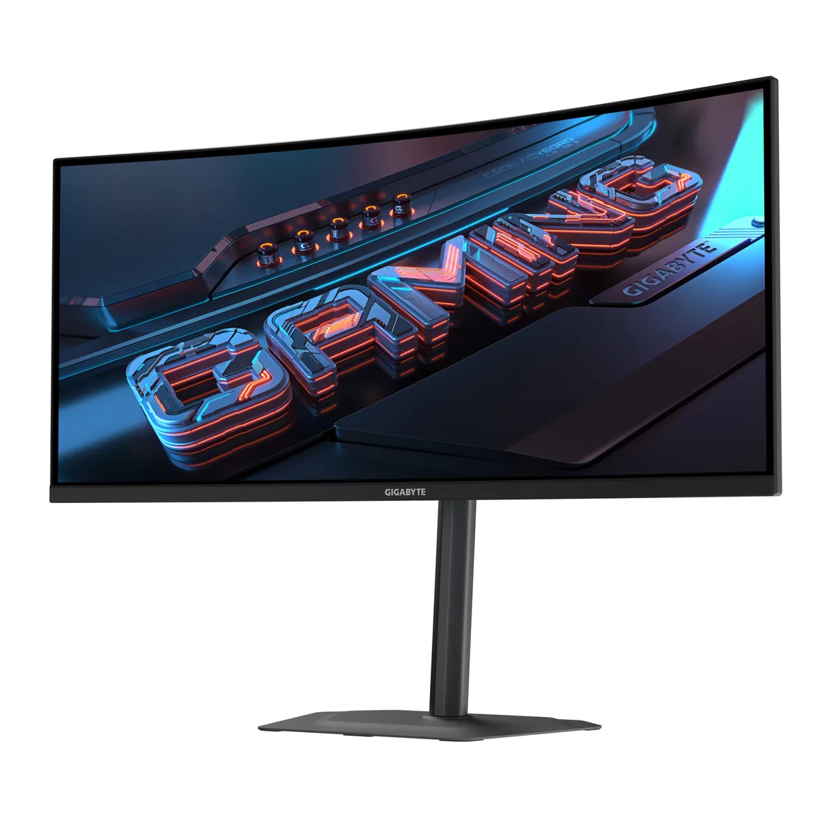Монітор Gigabyte 34" Gaming G34WQC2 VA Black Curved 200Hz - мініатюра 2