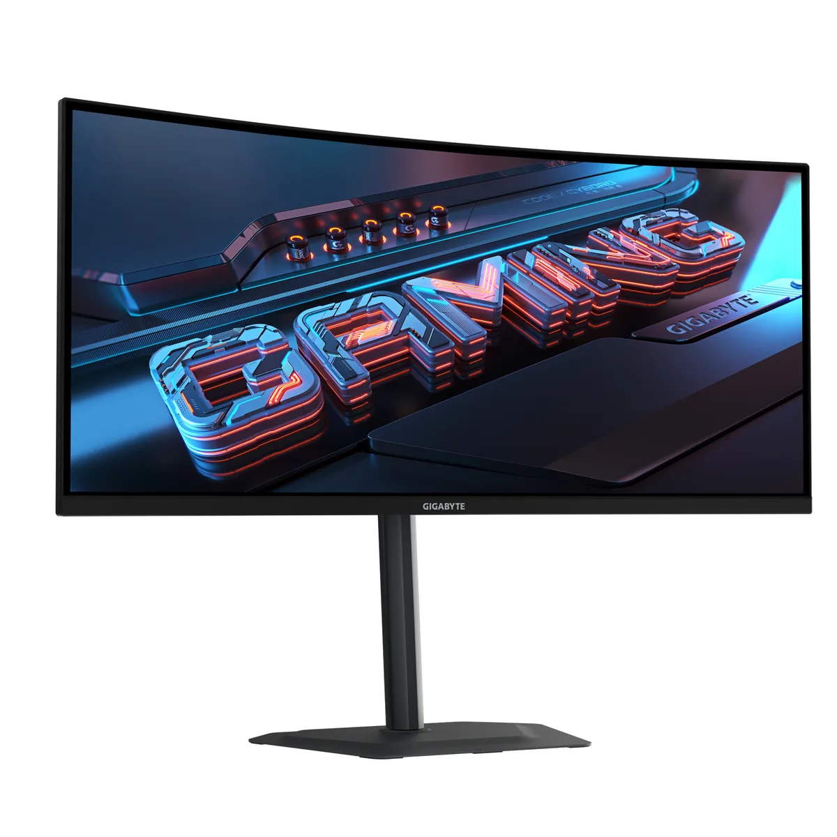 Монітор Gigabyte 34" Gaming G34WQC2 VA Black Curved 200Hz - мініатюра 3