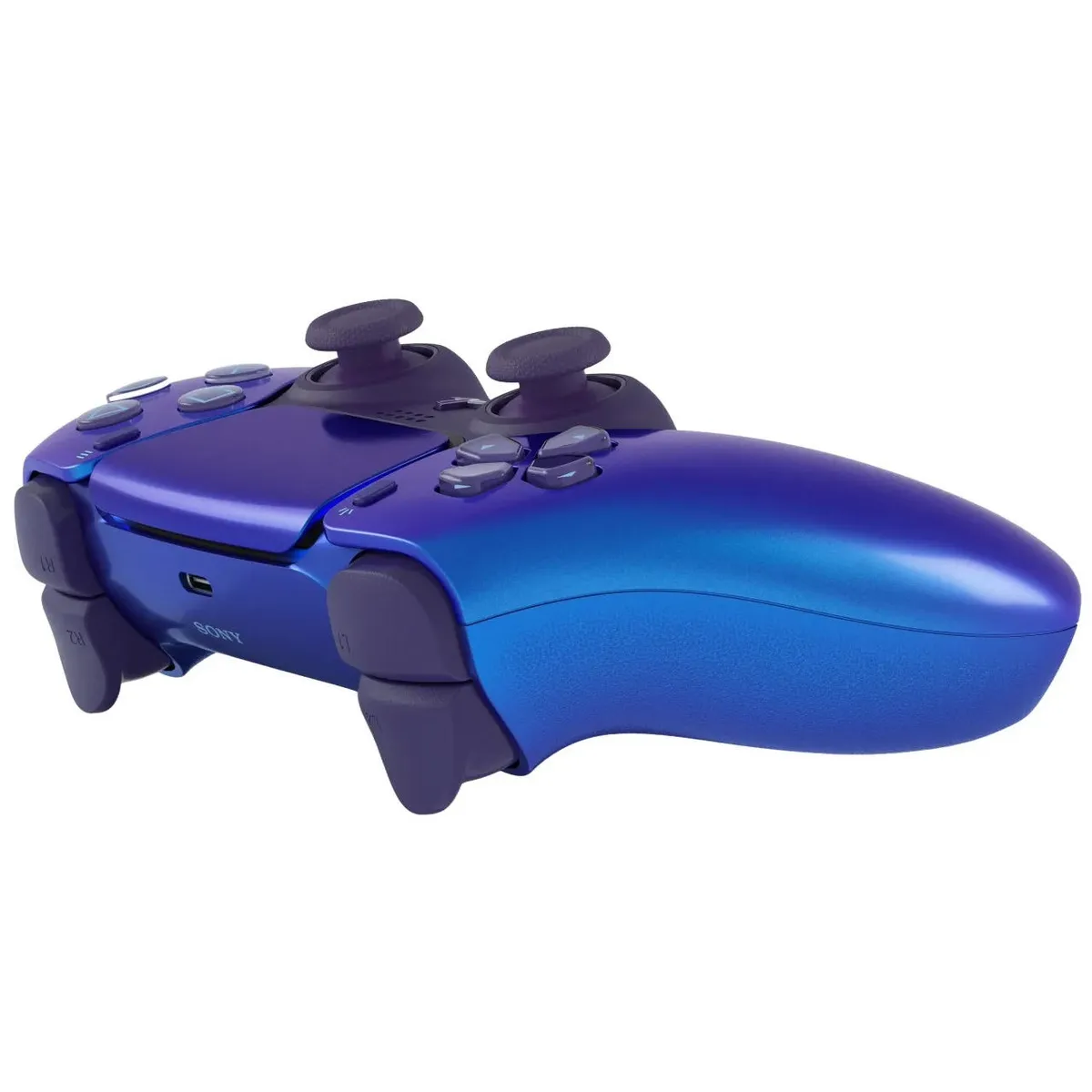 Геймпад бездротовий Sony PlayStation 5 DualSense Chrome Indigo (1000050597) - мініатюра 4