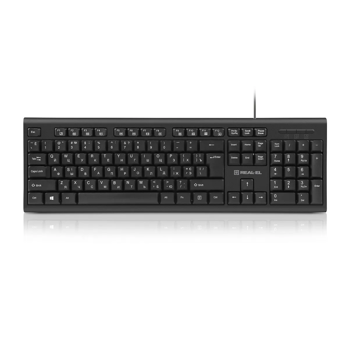 Клавіатура REAL-EL RK-507 Black - мініатюра 10