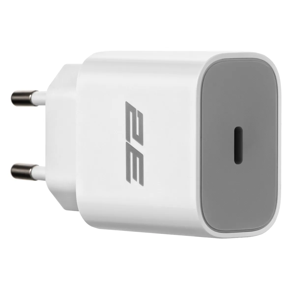 Мережевий зарядний пристрій 2E (1USB 3A) 30W White (2E-WC1USBC30W-W) - мініатюра 2