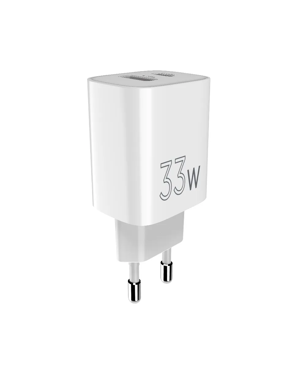 Мережевий зарядний пристрій Sigma mobile X-power 33W GaN, PD, QC (1xUSB-C + 1xUSB-A) White (PS33-01) - мініатюра 9