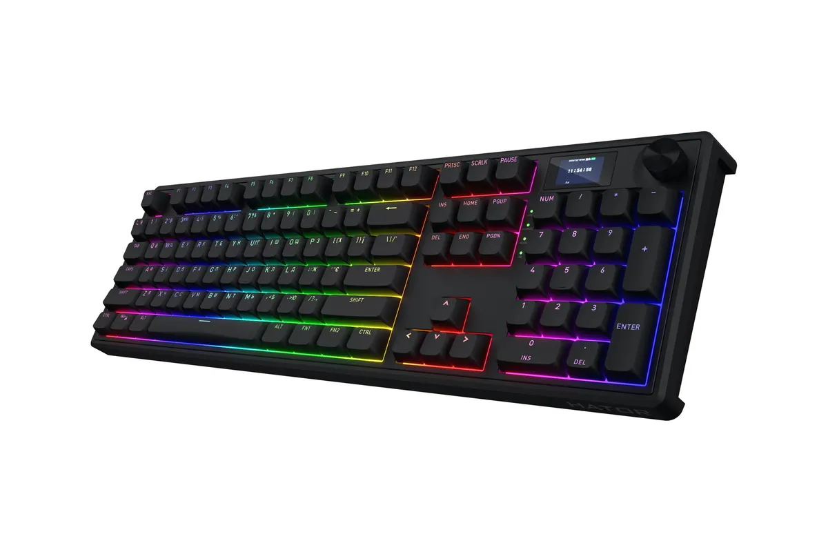 Клавіатура бездротова Hator Skyfall 100 Pro Wireless Black (HTK4101UA) - мініатюра 3