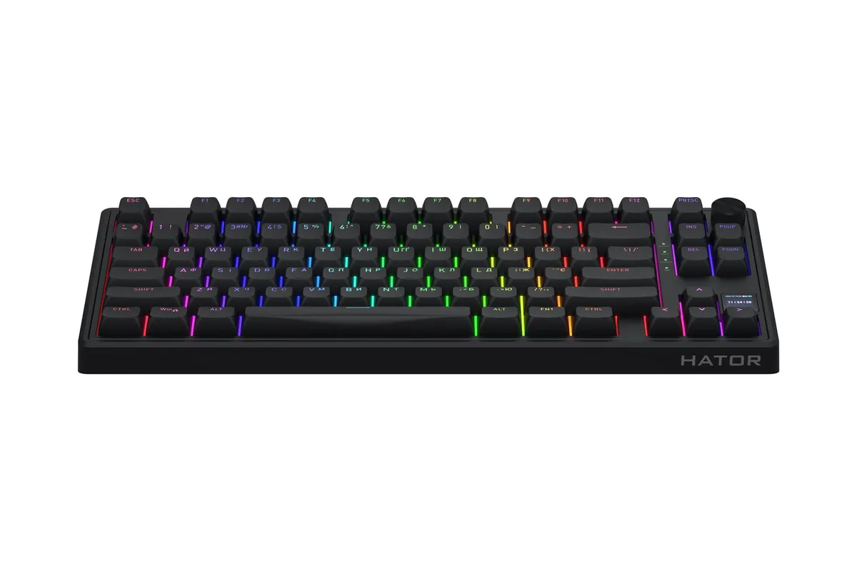 Клавіатура бездротова Hator Skyfall 80 Pro Wireless Black (HTK4181UA) - мініатюра 2