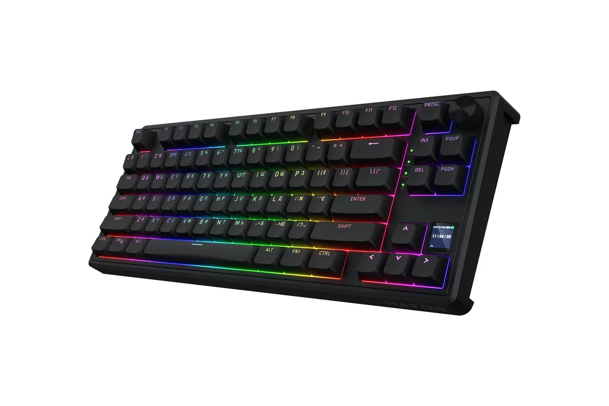 Клавіатура бездротова Hator Skyfall 80 Pro Wireless Black (HTK4181UA) - мініатюра 3