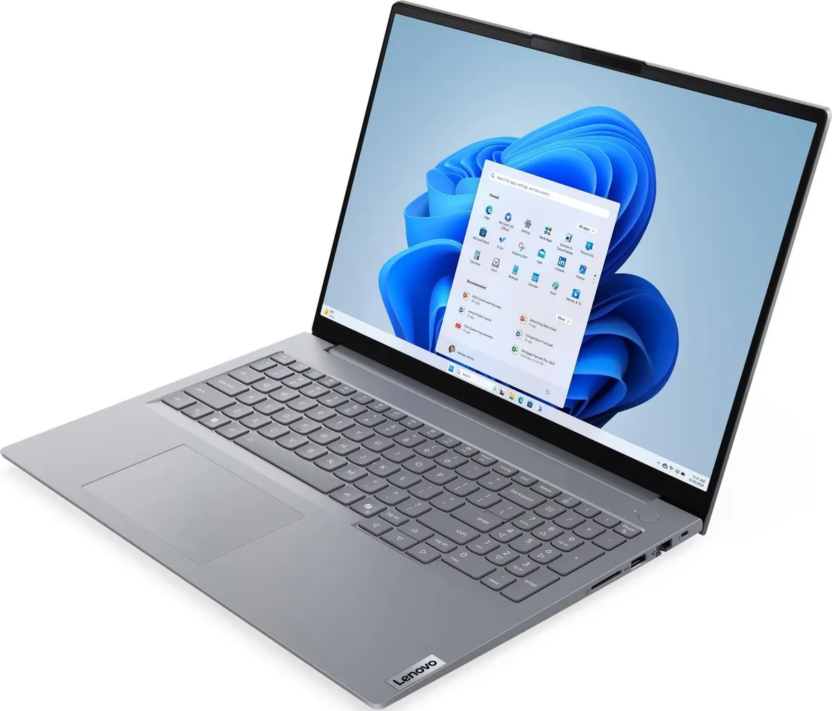 Ноутбук Lenovo ThinkBook 16 G9 IRL (21US005VRA) Arctic Grey - мініатюра 3